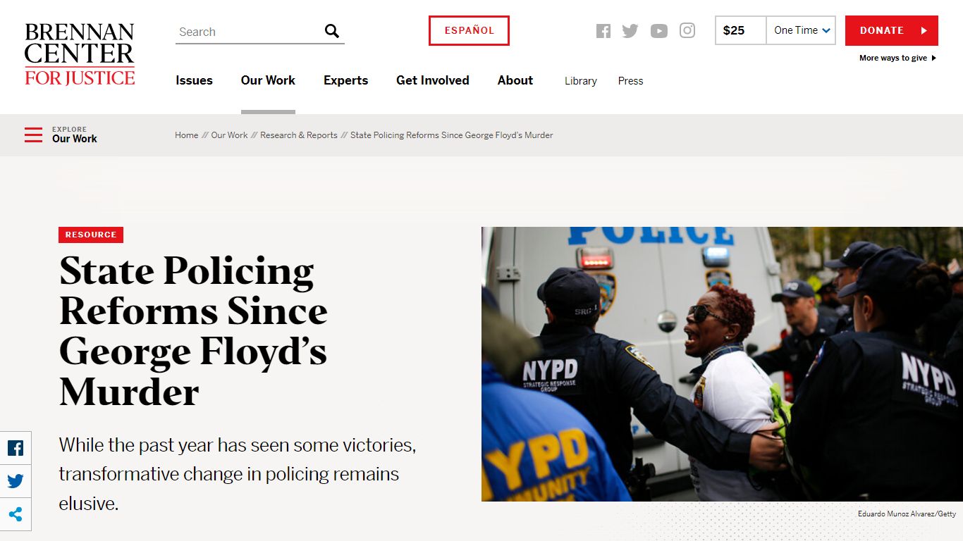 State Policing Reforms Since George Floyd’s Murder